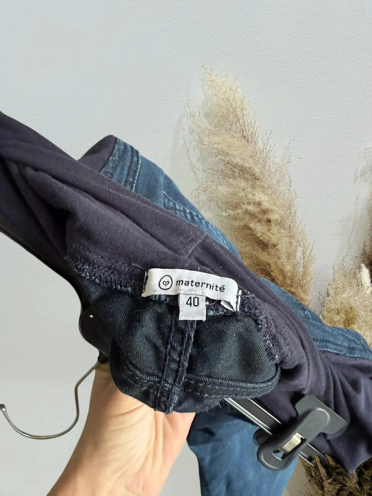 Zwangerschapsjoggings blauw denim T40/L – photo 5
